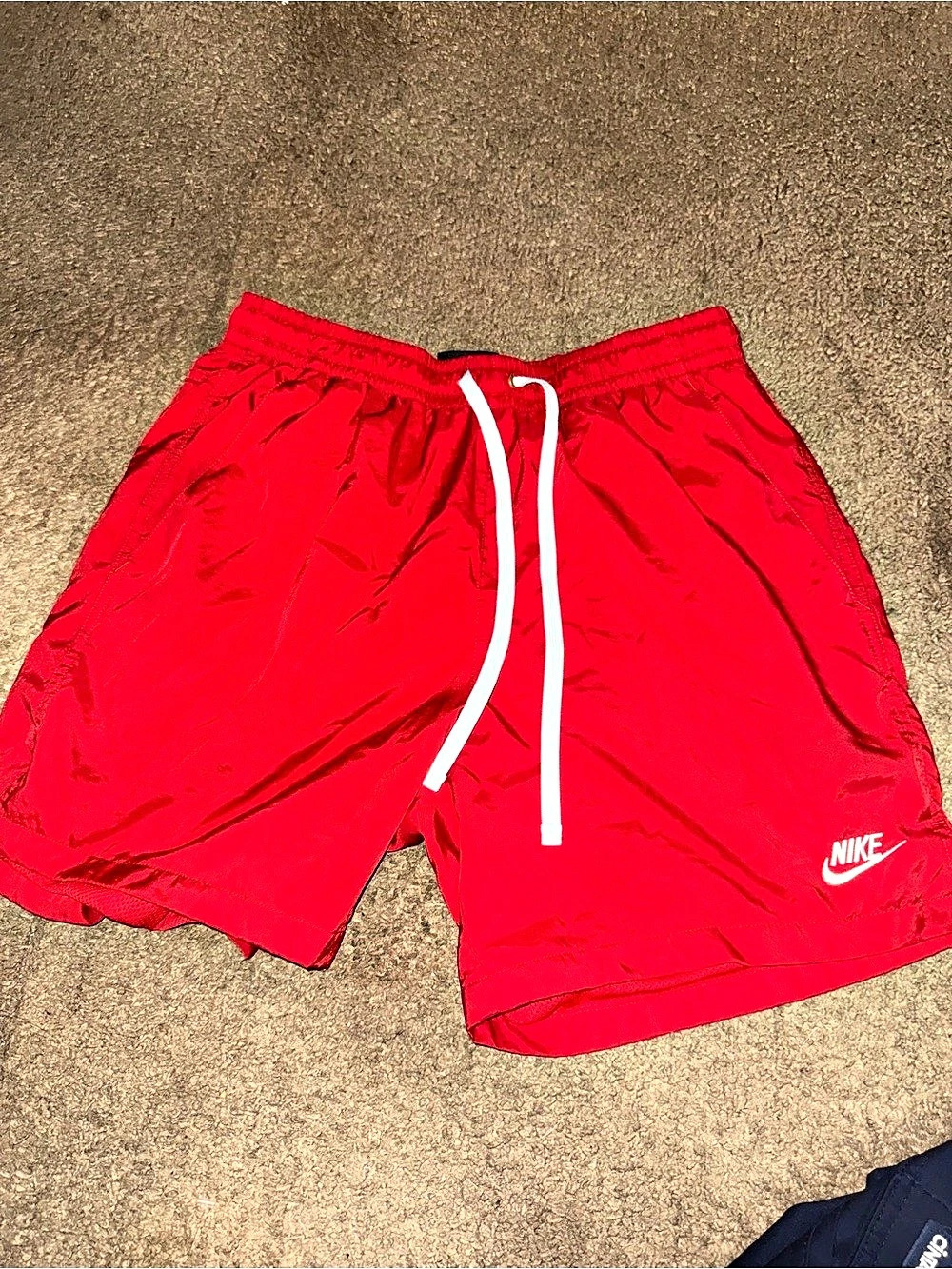 Nike Core Swim Shorts Red Athletic Shorts Medium